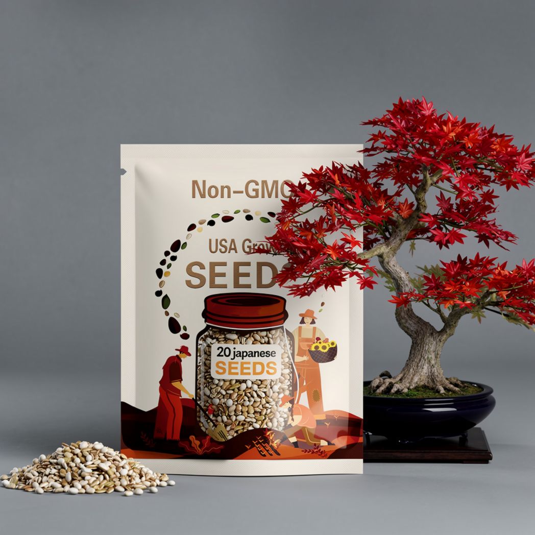 20 Japanese Red Maple Tree Seeds: Bonsai Acer Palmatum