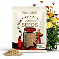 40 Seeds | Yellow A-Peeling Dahlia Seeds - Pollinator Friendly- Open Pollinated - Heirloom - Flower Seeds - Mix Seeds #D001.