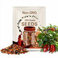 Mixed Pepper Seeds: Shishito, Thai Chili, Cayenne, Sweet Peppers - Easy Grow Heirloom