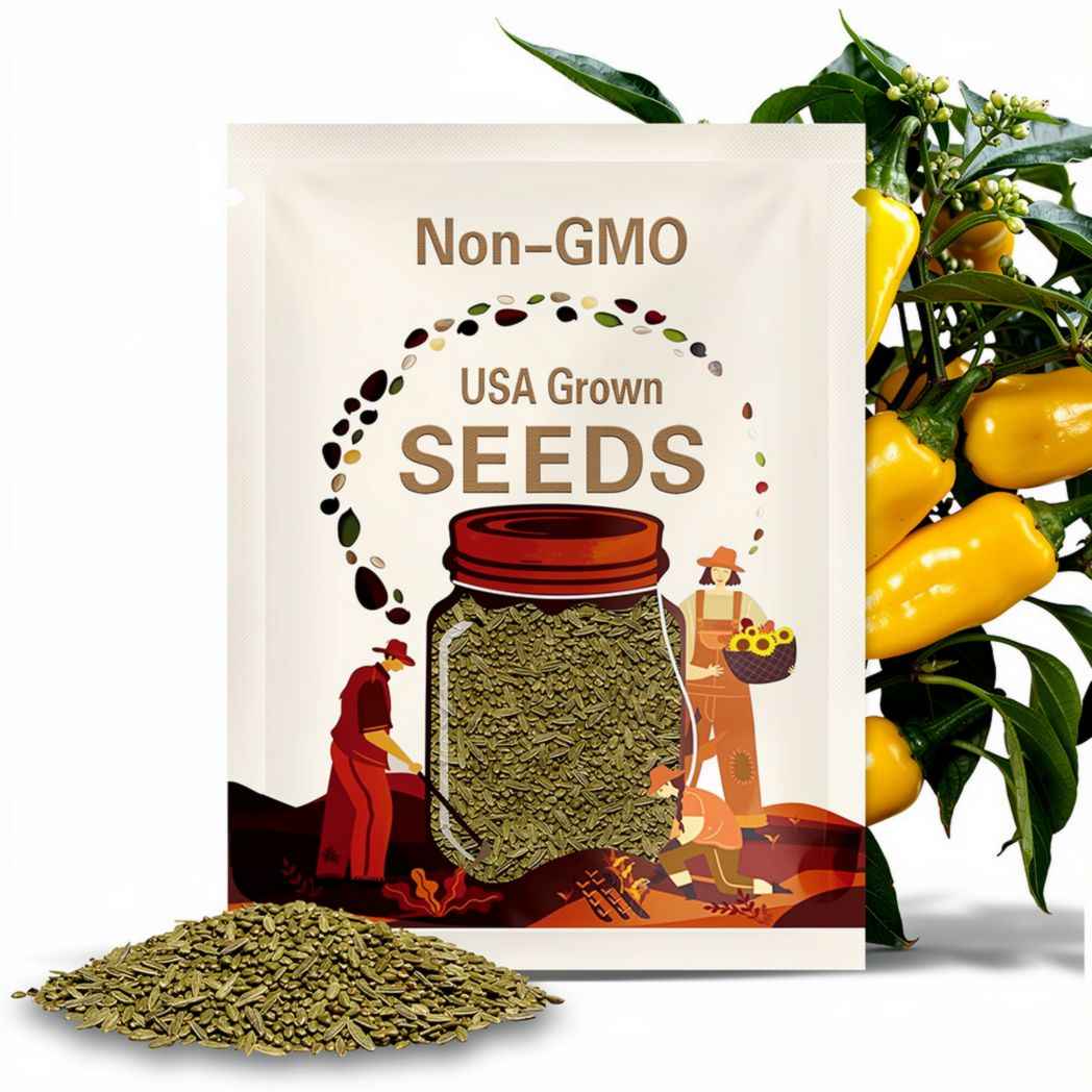 Aji Pineapple Pepper Seeds: Yellow Baccatum Chilli, Fruity Flavor