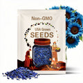 Blue Sunflower Seeds: Midnight Oil Rare Blooms - 50 Pcs